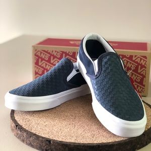 Vans Slip-On Emboss Mini Check Womens 8.5 (7 Mens)